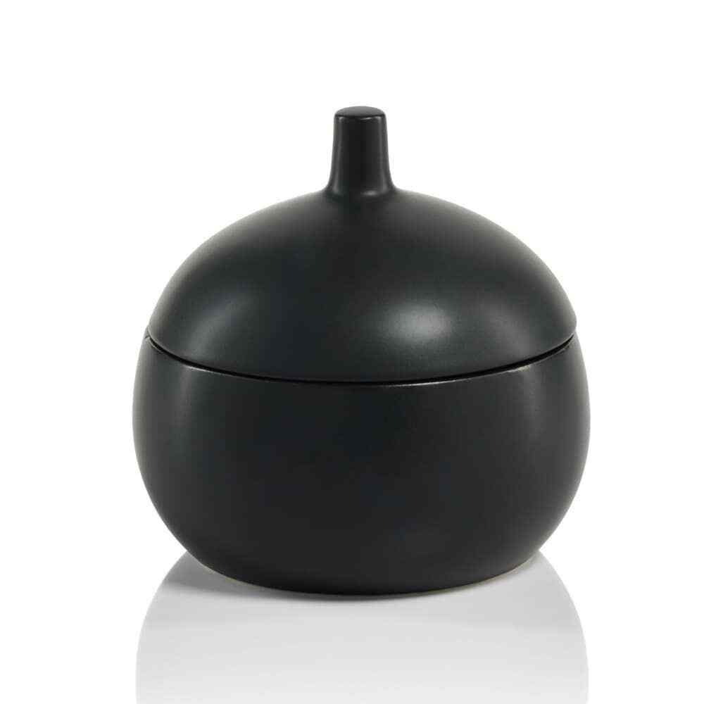 ZODAX Bodega Ceramic Candle Large Black Lemon Blackberry Musk 16.7oz 50hr NIB - Picture 3 of 11